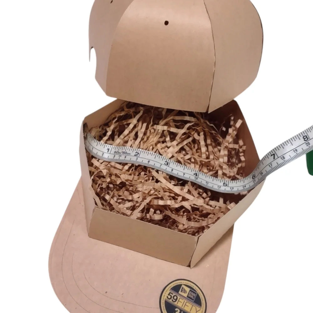 Father's Day Cardboard Cap Baseball Cap gift box, Hat Treat Gift Box
